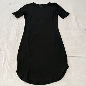 Derek Heart Black T-Shirt Dress